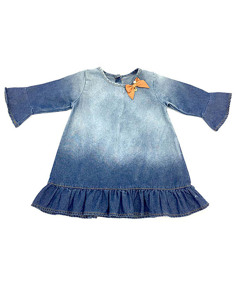 vestido jeans de bebe