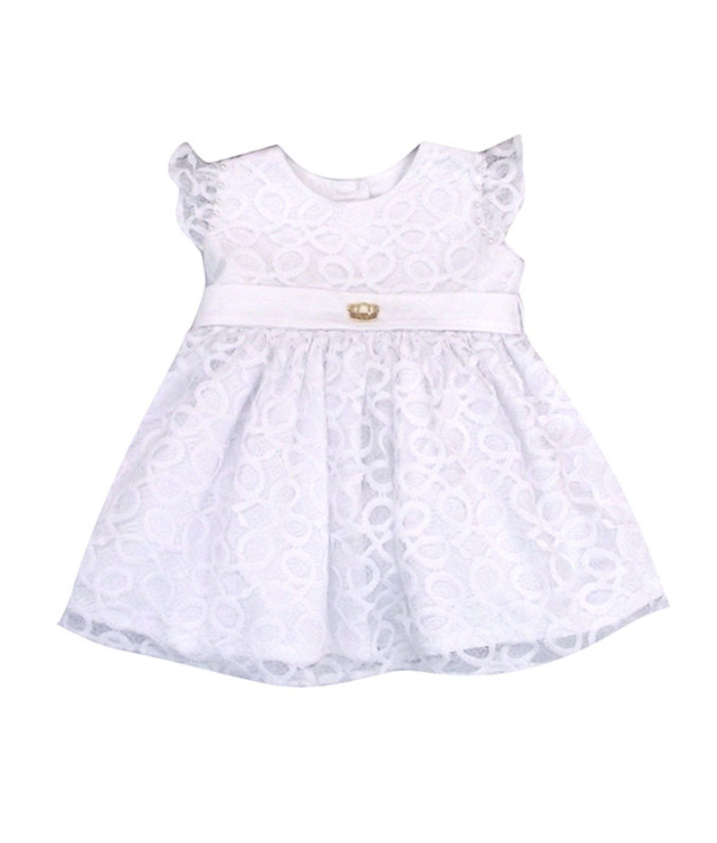 vestido de renda para bebe