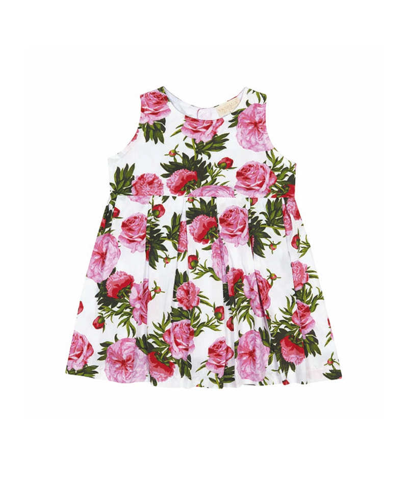 vestido floral para bebe