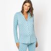 Pijama Aberto Poá blue Moon Foco