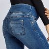 Calça Jeans Gestante Skinny Soft Basic