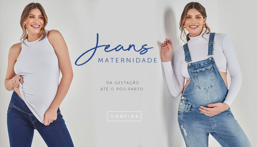 Banner Jeans maternidade
